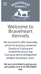 Mobile Screenshot of braveheart-kennels.com