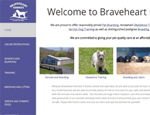 Tablet Screenshot of braveheart-kennels.com